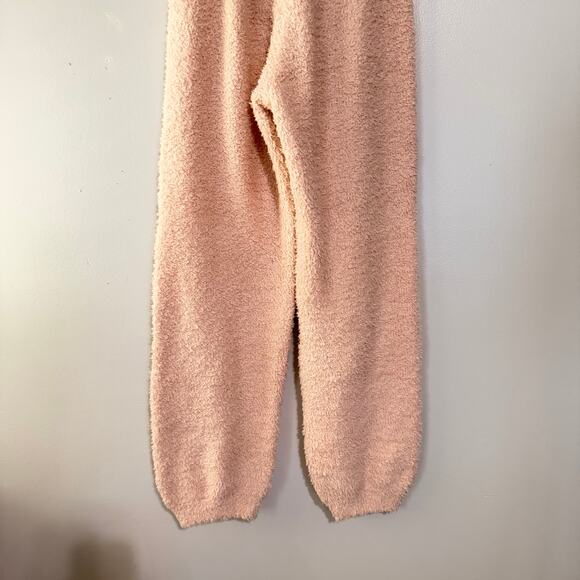 SKIMS Cozy Knit Wrap Top & Jogger Rose Pink Long Sleeve Cropped  Soft Lounge S/M - Picture 12 of 14